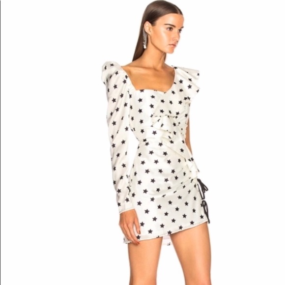 Self Portrait stars asymmetrical dress. Used once.like new - Picture 2 of 8